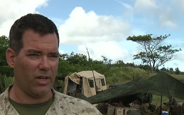 Marines field test tactical tele-medicine B-roll w/ interview