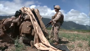 Marines setup ME-L/COC during Advanced Warfighting Experiment