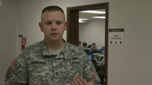 SFC Michael Waskewich explains Paralegal Warrior Training Course