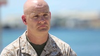Lt. Col. Charles Berry, Marine Corps Warfighting Lab explains the AWE in Hawaii