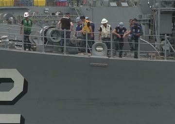 USS Defender (MCM 2) Departs Sasebo for Decommissioning