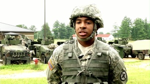 PFC Tylor Harper tells about the Paralegal Warrior Training Course at Fort McCoy, Wis.