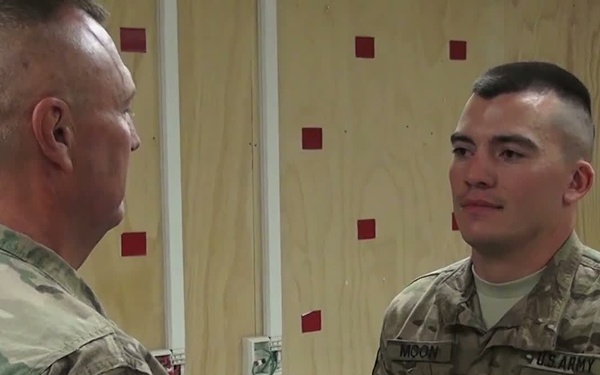 1LT Moon Promoted by His Father B-roll