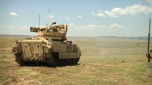 4-10 CAV participate in a live fire exercise