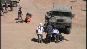 B-roll of 409th Engineer Company and interview