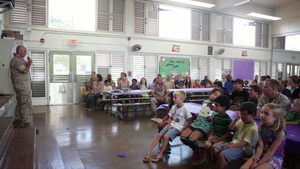 3rd Regiment Adopting Mokapu School