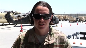 Tech Sgt. Katherine Bull TCU Horned Frogs Shout Out