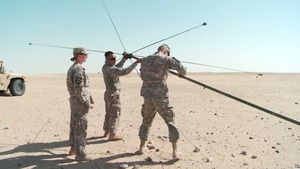 3-159 Attack Reconnaissance Battalion build OE-254 Antenna