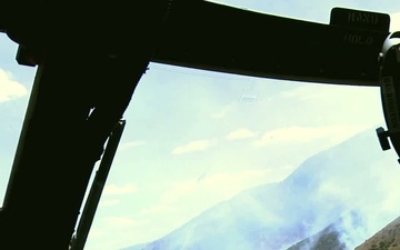 Utah National Guard Helicopter Crew Augments Firefighting in Northern Utah
