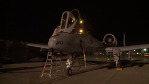 A-10 Night Maintenance in Afghanistan