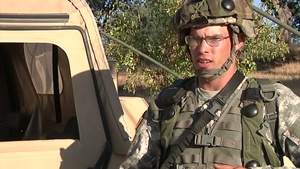 B-roll and interview of 377th MP company