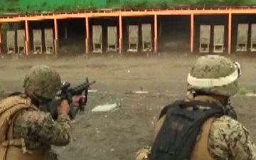 CLC 36 Marines Shoot Rifles at Camp Fuji During Exercise Dragonfire