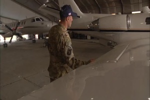Army Reserve Fixed Wing Pilots Fly in Afghanistan (B-Roll 1 of 3)