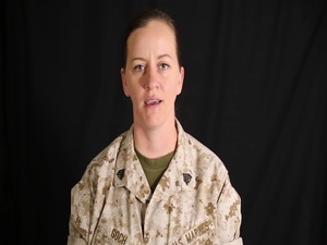 Chargers shoutout 9 - Sgt. Frances Goch