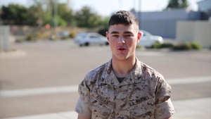 Chargers shoutout 10 - Lance Cpl. Jordan