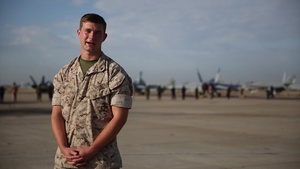 Chargers shoutout 11- Lance Cpl. Adams