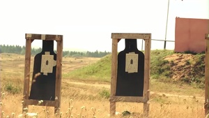 U.S. and Polish Paratroopers on the Range
