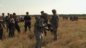 U.S. and Polish Paratroopers on the Range