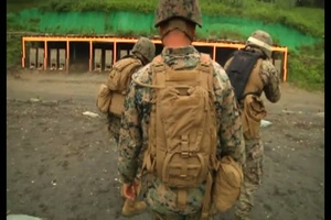 B-roll of MCAS Iwakuni Logistic Specialists Marines Train in Land Navigation