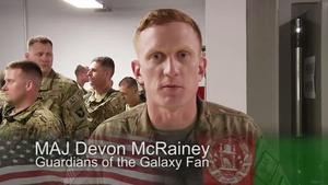 Freedom File: Guardians of the Galaxy Visit Guardians of Afghanistan