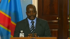 U.S. Secretary of State John Kerry Meets with DRC President Joseph Kabila Kabange
