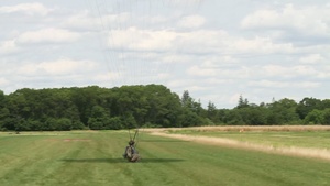 B-Roll Leapfest Parachute Landing