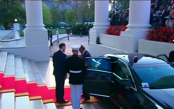 The Arrival of His Excellency Ismail Omar Guelleh for the White House Dinner, U.S. Africa Leaders Summit
