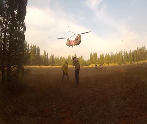California National Guard Battles the Eiler Fire in Support of Cal Fire