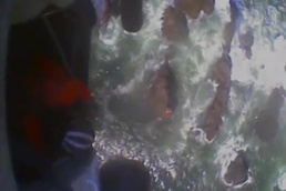 Coast Guard hoists kayaker near Cape Falcon, Ore.