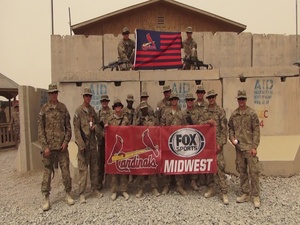 220th Maintenance Company St. Louis Cardinals Baseball Game Shout Out