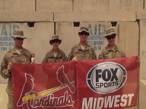 2nd Platoon 220th Engineer Company, Missouri National GuardSt. Louis Cardinals Baseball Game Shout Out