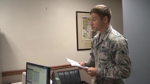 Air Force Airman Busts a Move