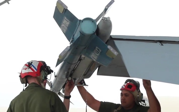 B-roll of MCAS Iwakuni Maintainers for F/A-18 Hornets On Keeping Birds Operational