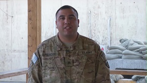 SGT Randy Palacios - Shout out