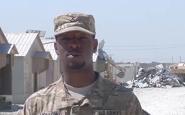 PFC Aashad Holloway - Shout Out