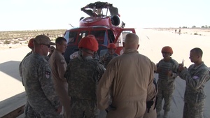 C-17 and Air Force crew support MFO mission in Sinai, Egypt - transporting UH-60 Blackhawk to Germany. B-ROLL PACKAGE