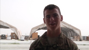 SPC Anthony Anderson Shout-Out to Family