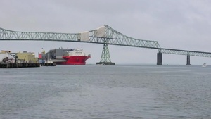 Columbia River transit of the Blue Marlin