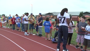 St. Louis Rams visit Scott AFB