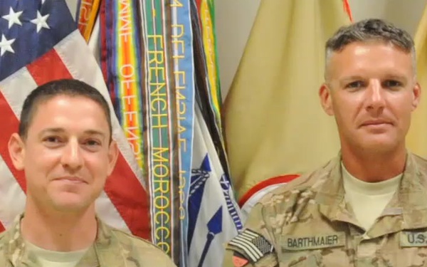 Maj. Auchey and Sgt. 1st Class Barthmaier Philadephia Eagles Shout Out