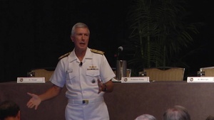 USPACOM Commander ADM Samuel Locklear speaks at Pacific Operational Science & Technology Conference