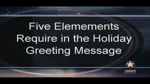 Holiday Greetings How To Video
