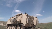 The Oregon Army National Guard's 3rd Battalion, 116th Heavy Brigade Combat Team lets loose in the Idaho desert.