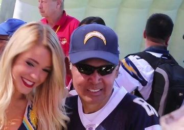 Chargers Attend Military Appreciation Day Aboard MCAS Miramar