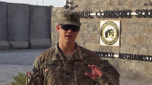SPC James Crumbaker Shout Out to Family