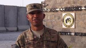 LTC Samuel Glover Shout Out to Family and Friends