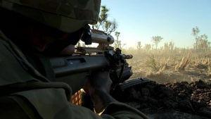Royal Australian Artillery Defensive Positions at Exercise Koolendong 2014