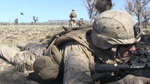 Alpha Co. Helo Insertion/Support by Fire