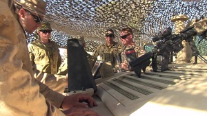 Joint Raven Drone and Australian Artillery