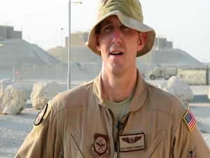 Iraq Humanitarian Aid Air Drop Interview